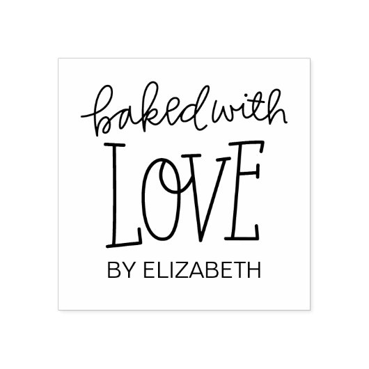 ラバ焼いたーパーソナライズされたスタンプ ラバースタンプ (インプリント)