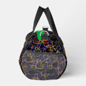 ラバ白熱［赤熱］光を放つクールダックパーソナライズされた ダッフルバッグ (右)