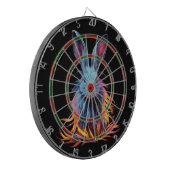 ラバ素晴らしス調節 ダーツボード (正面左)