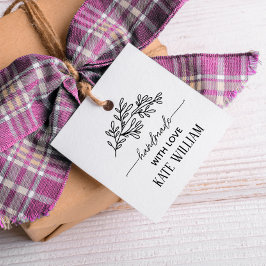 ラバ素朴レル手作りラブギフトラベル フェイバータグ