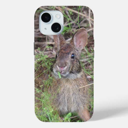 ラバ間抜けス – かわいいバニーの電話ケース Case-Mate iPhoneケース (裏面)