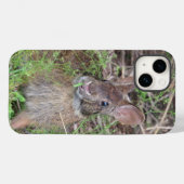 ラバ間抜けス – かわいいバニーの電話ケース Case-Mate iPhoneケース (裏面 (横))