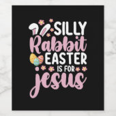 ラバ間抜けス・イースターはイエス・クリスチャンのために ワインラベル (シングルラベル)