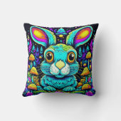 ラバ風変わりス16x16 クッション (裏面)