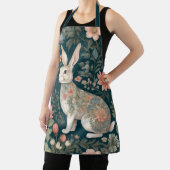 ラバ魅力的スウィリアムモリスインスパイアフローラ エプロン (インサイチュ)