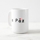 ラパスが大好き コーヒーマグカップ (正面左)