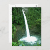 ラパスの滝、コスタリカ ポストカード (正面/裏面)