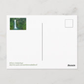 ラパスの滝,コスタリカ ポストカード (裏面)