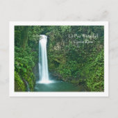 ラパスの滝,コスタリカ ポストカード (正面)