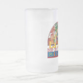 ラパスメキシコのマグ フロストグラスビールジョッキ (中央)