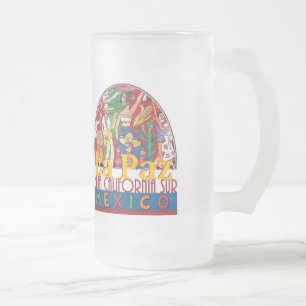 ラパスメキシコのマグ フロストグラスビールジョッキ