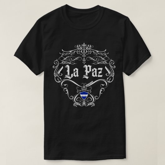 ラパスヴィンテージデザイン1 Tシャツ (デザイン正面)