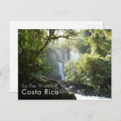 ラパス滝,バラブランカ,コスタリカ葉書 ポストカード (正面/裏面)