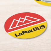 ラパス バス ラウンドペーパーコースター (アングル)
