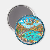 ラパス メキシコ マグネット (正面/裏面)