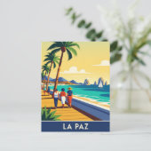 ラパズバハカリフォルニアシュルメキシコ ポストカード (スタンド正面)