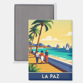 ラパズバハカリフォルニアシュルメキシコ マグネット (正面/裏面)