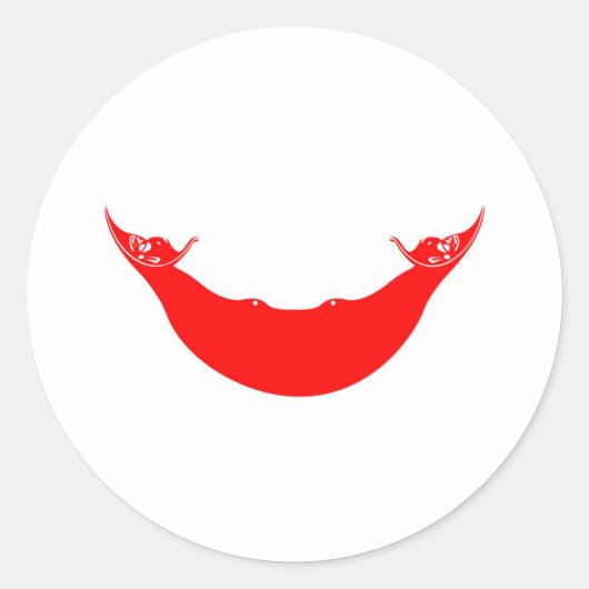 ラパヌイステッカー ラウンドシール (正面)