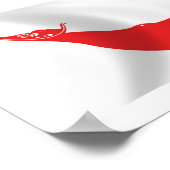 ラパヌイフラッグポスタープリント ポスター (角)