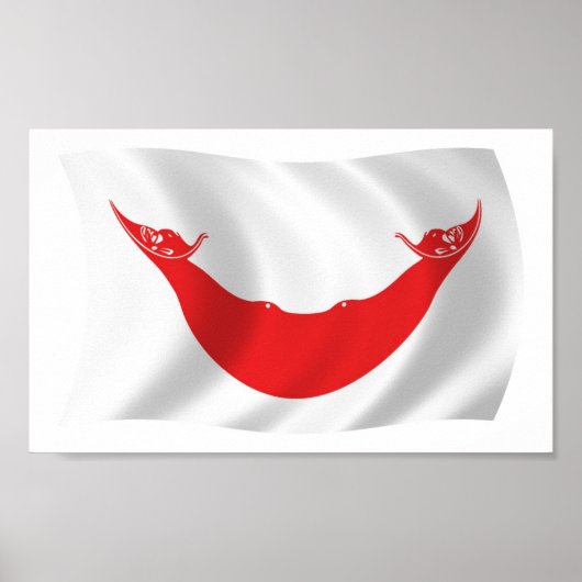 ラパヌイフラッグポスタープリント ポスター (正面)