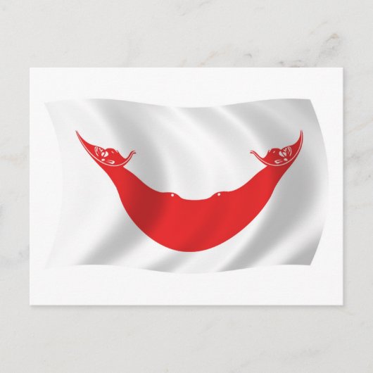 ラパヌイ国旗 ポストカード (正面)