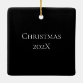 ラパヌイ緯度&経パーソナライズされた度 セラミックオーナメント (裏面)