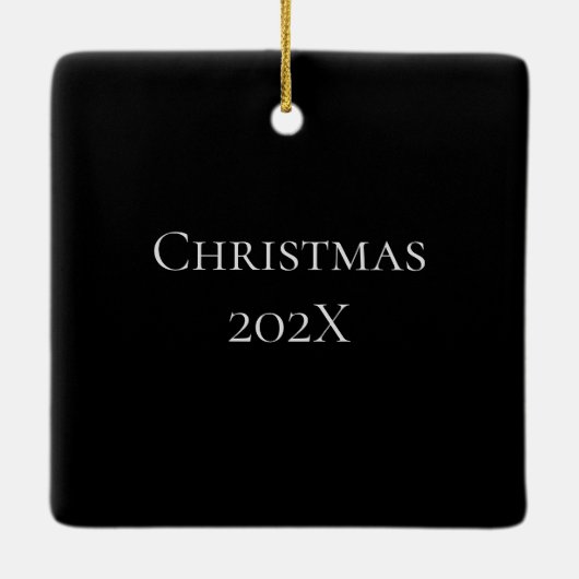 ラパヌイ緯度&経パーソナライズされた度 セラミックオーナメント (裏面)