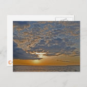 ラパハノック川の夕日 ポストカード (正面/裏面)