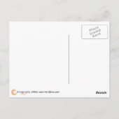 ラパハノック川の夕日 ポストカード (裏面)