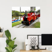 ラパバレーのゼベダイ蒸気機関 ポスター (ホームオフィス)