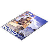 ラパロジェノバイタリアヴィンテージ旅行ポスター ノートブック (左側)