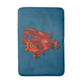 ラパントリトルウェールズベビーレッドドラゴンカートゥーン バスマット (正面縦)