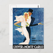 ラヒバーモンテカルロモナコヴィンテージトラベル ポストカード (正面/裏面)