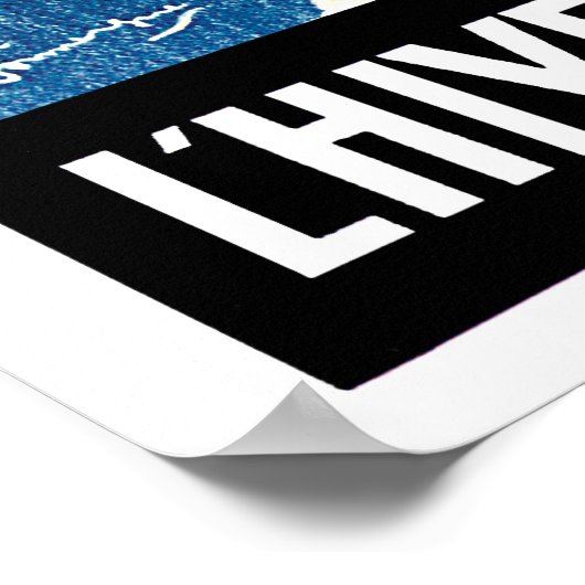 ラヒバーモンテカルロモナコヴィンテージ ポスター (角)