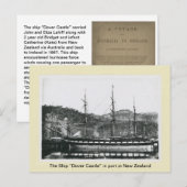 ラヒフ系図学はがき「ドーバーキャッスル」 ポストカード (正面/裏面)