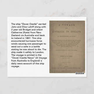 ラヒフ系図学はがき「ドーバーキャッスル」 ポストカード