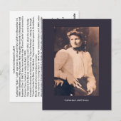 ラヒフ系図学ポストカードキャサリンラヒフストーン ポストカード (正面/裏面)