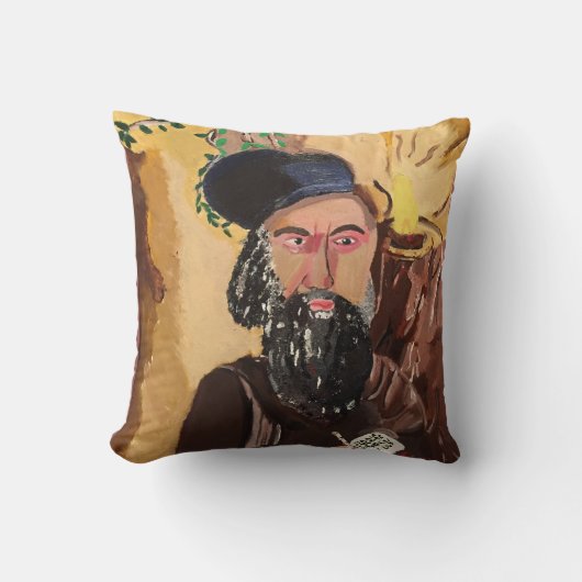 ラビのシモンのバーYochai Kabbalah クッション (正面)