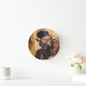 ラビのシモンのバーYochai Kabbalah ラウンド壁時計 (ホーム)