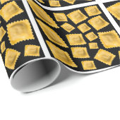 ラビオリのパスタパターン ラッピングペーパー (ロールコーナー)