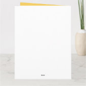 ラビオリイタリアンパスタフード誕生日 カード (裏面)