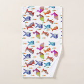 ラビカラフルツ芸術、復活祭 バスタオルセット (ハンドタオル)