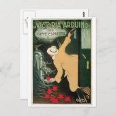 ラビクトリアアルドゥーノヴィンテージコーヒードリンクアドアート ポストカード (正面/裏面)