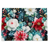 ラビシャリーカラークリスマスフローラ ラージペーパーバッグ (正面)