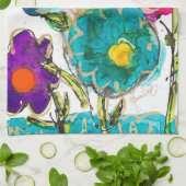 ラビチュード皿タオルのウィンキング キッチンタオル (折り畳み)