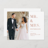 ラビッシュグローバラ結婚金ゴールド発表 ポストカード (正面/裏面)