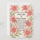 ラビッシュリリーフォト結婚式招待状 招待状 (正面)