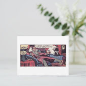 ラビッシュヴィンテージ漫画勝利イラストレーション ポストカード (スタンド正面)