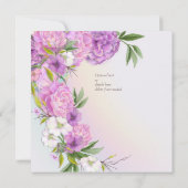 ラビッシュ結婚式招待状 招待状 (裏面)