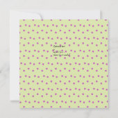 ラビッシュ結婚式招待状 招待状 (裏面)